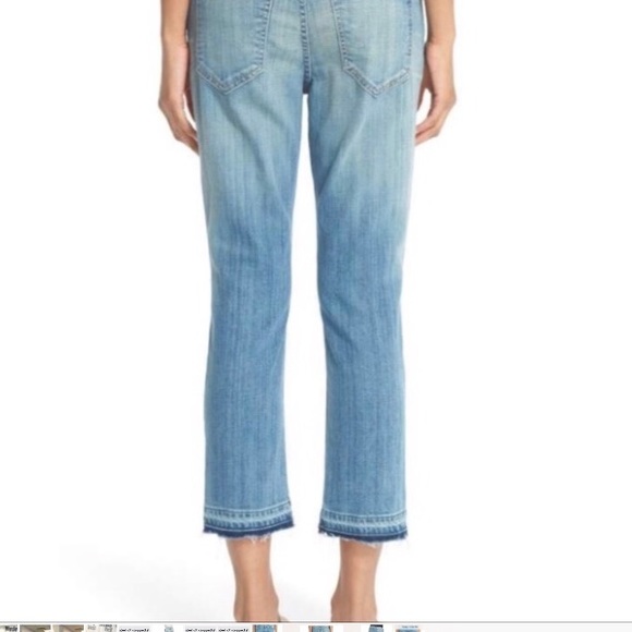 Current/Elliott Cropped Straight-legged jeans - Picture 2 of 8